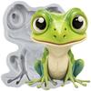 Формы силиконовые лягушки Форма для мастики лягушка Инструменты для украшения торта Топпер для кекса Шоколадное ремесло Мастика Полимерная глина