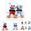 Cute And Cuddly 10 Inch Cuphead And Mugman Plush Figures Including Soft Mecup And Brocup Characters