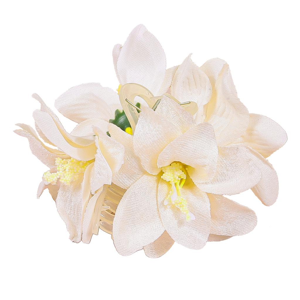 Модные искусственные цветы, заколки-крабы для волос, свадебные заколки для волос, тропический пляж, свадебный цветок, женский праздничный аксессуар для волос