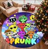 Sprunki Game Pattern Round Rug, Indoor/Outdoor Mat, for Picnic, Gameroom, Bedroom, Office, Living Room, Home Decor Carpet, Birthday Gift