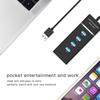 Computer Laptop 5Gbps External Ultra Slim USB 3.0 Hub Expander Adapter 4 Ports Splitter