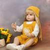 55 см силиконовая кукла реборн всего тела Магги, милые наклеенные длинные золотые волосы, кукла для новорожденных, живая девочка, детские куклы, игрушки для детей, детский душ, игровой домик, игрушка