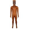 Kids Wooden Stick Man Cartoon Monster Halloween Cosplay Costume Boy Girl Carnival Party Role Play Dress Up Jumpsuit Mask