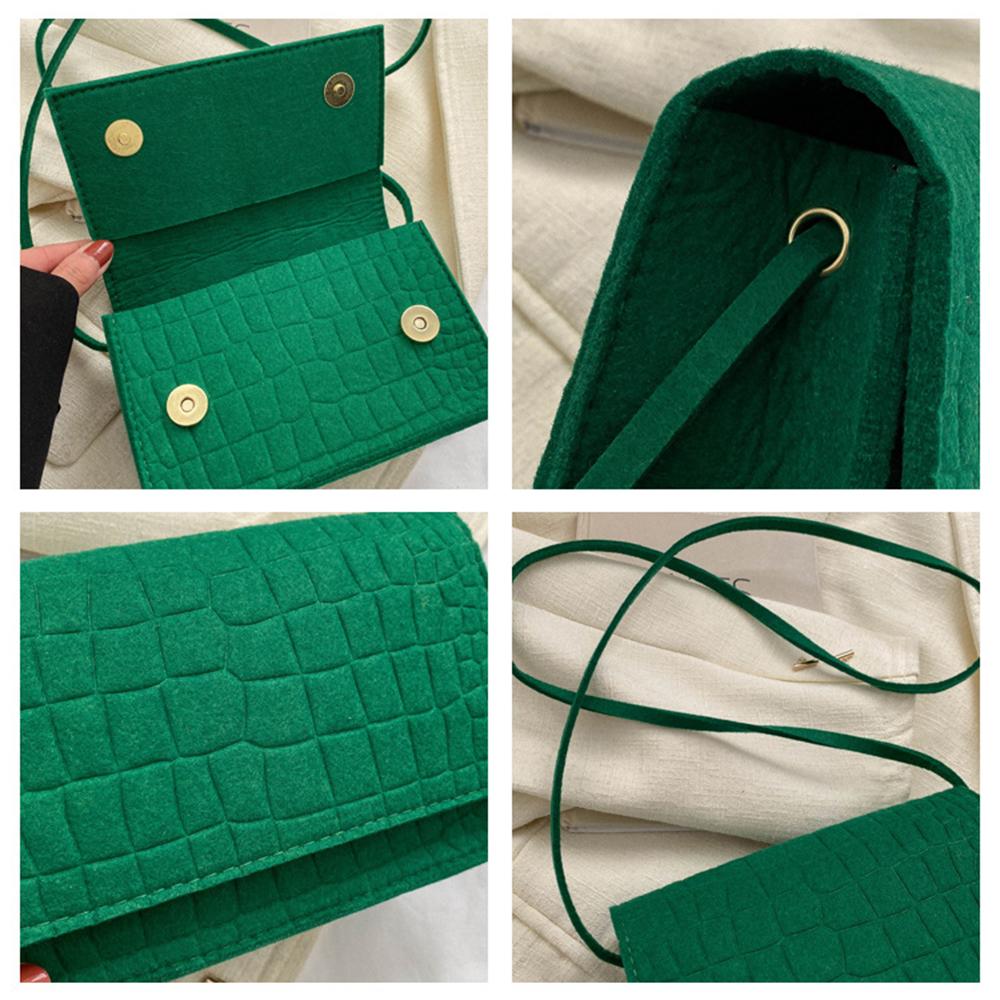 Сумки через плечо для женщин, новые модные повседневные сумки на одно плечо с рисунком из фетра и камня, модная квадратная сумка