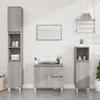 VidaXL Bathroom Cabinet Sonoma Grey 30x30x190 Cm Engineered Wood 819794