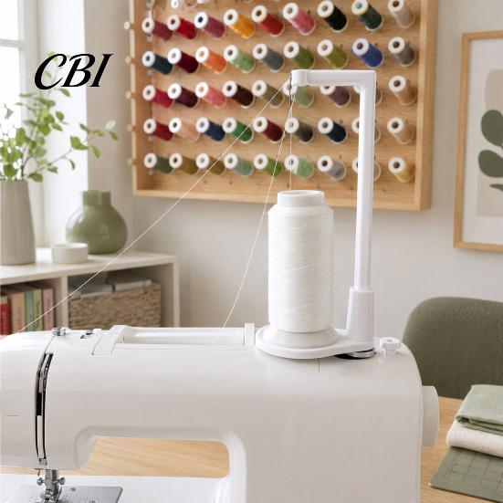 Thread Breakage Prevention Sewing Machine Spool Holder, Upright Anti-tangle Holder Stand, Cone for Embroidery Quilting Serger Organizer