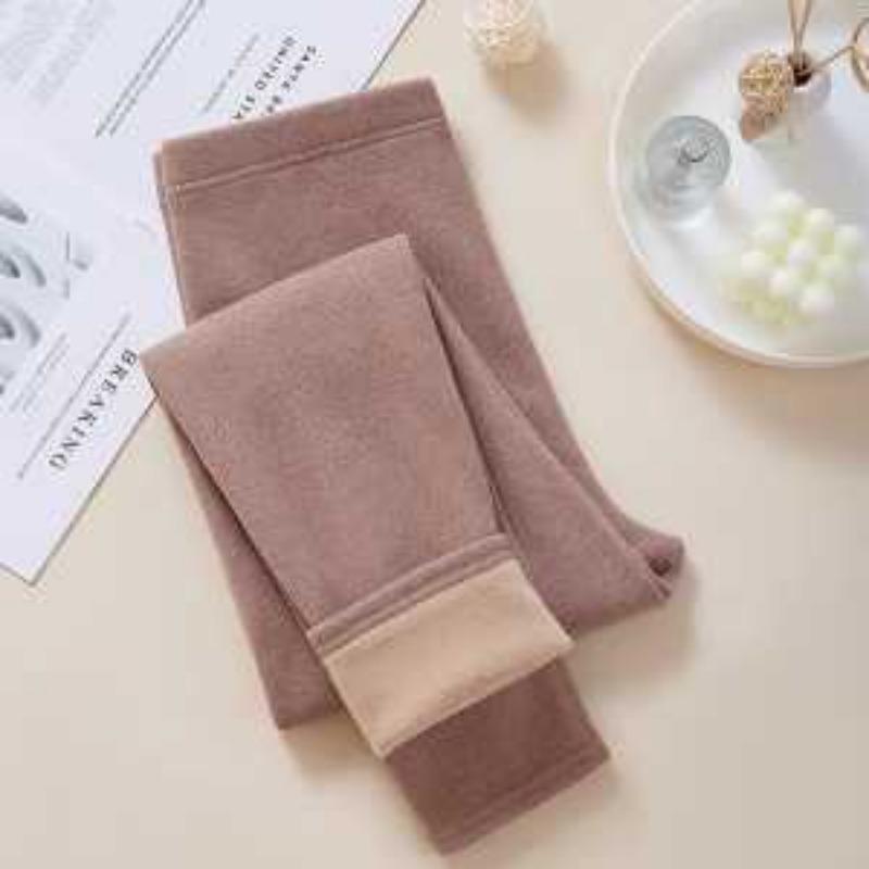 Цельные термоштаны шерпа, утолщенные осенне-зимние леггинсы, облегающие, немецкий вельвет