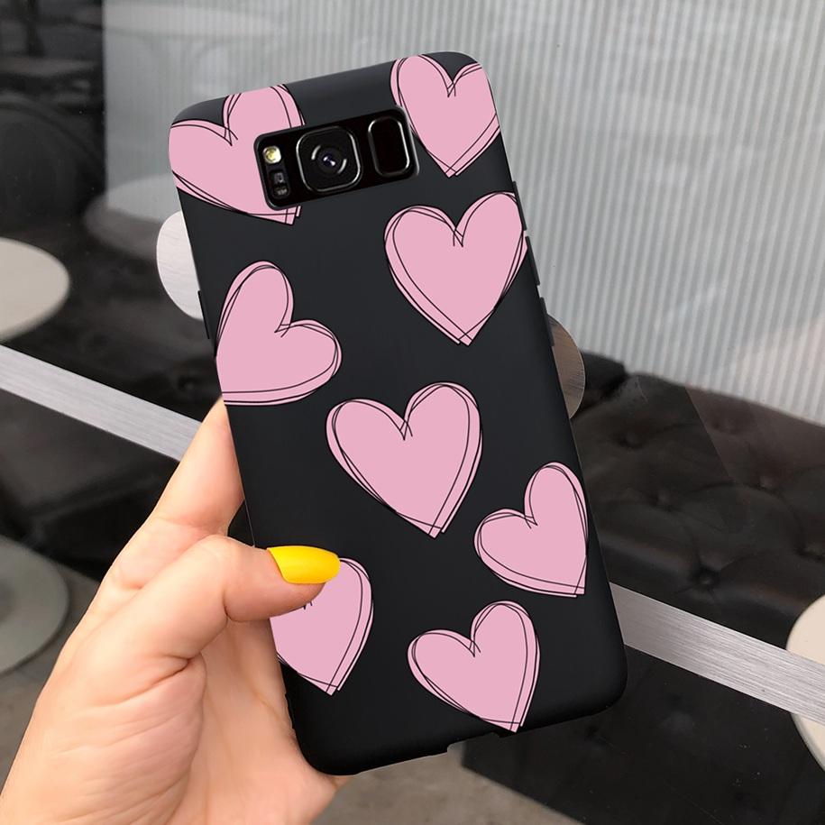 Ударопрочный Чехол Для Samsung S8 Plus SM-G955F Чехол Цветной Ромашка Кактус Мягкий Матовый Чехол Для Телефона Для Samsung S8 S 8 S8+ G950F Capa