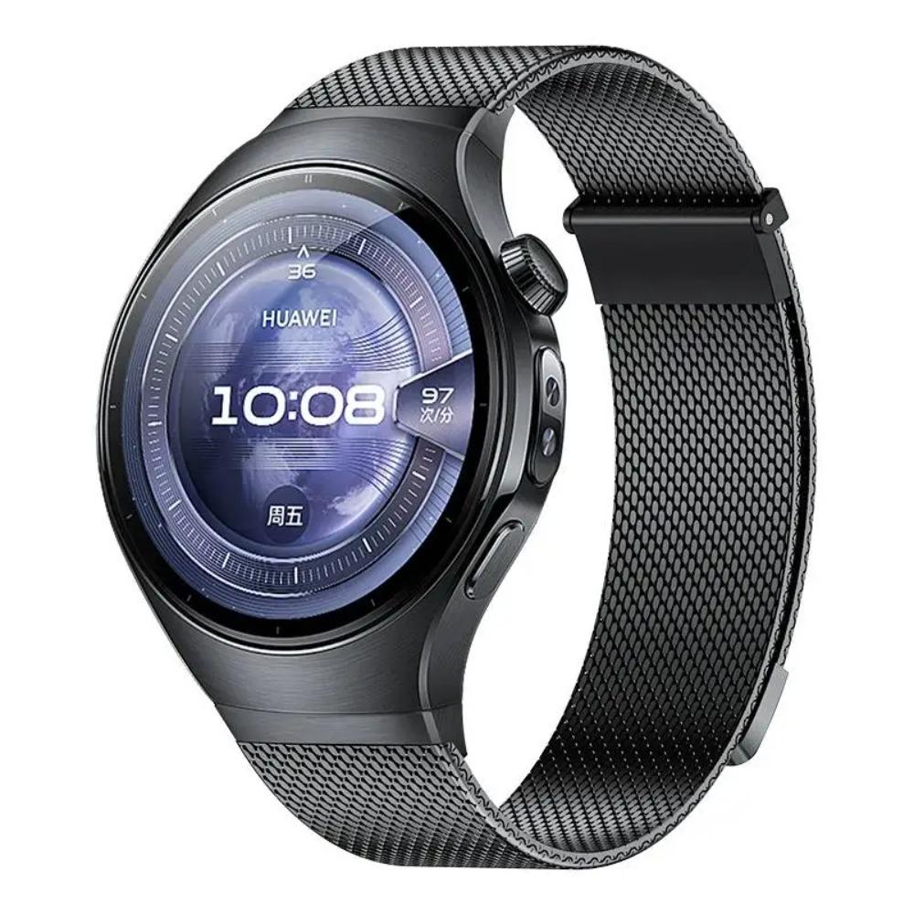 Strap for Huawei Watch 4Pro Titanium Milan magnetic attachment dedicated pressing interface for the watch strap No Gaps Stainless Steel band