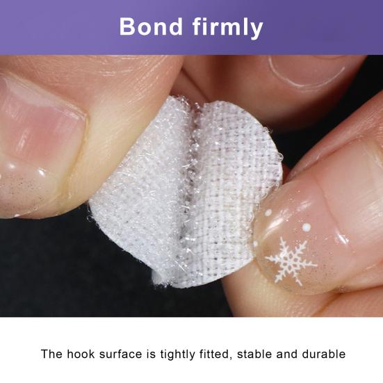 500 шт. самоклеящихся точек диаметром 10 мм для многоразового использования в классе, школе, сделай сам, проекты ручной работы, нейлоновая липкая задняя часть, крючок, круглая застежка-лента для монет
