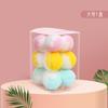 Игрушки для кошек, разноцветные бесшумные мячики, дразнилки для кошек, высокоэластичные мячики, грызение котятами в кошачьи мячики для саморазвлечения, тихие