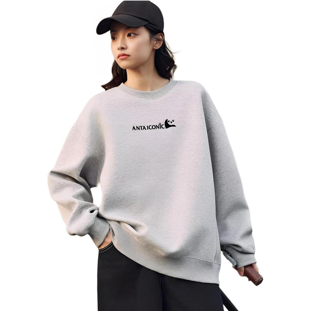 Anta Life Collection Sweatshirt Unisex Gray Heather Gray 172518713-3