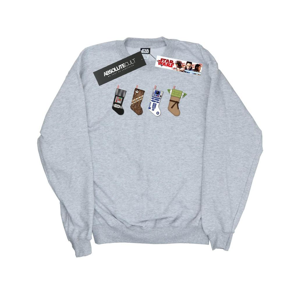 Star Wars Mens Christmas Stockings Sweatshirt
