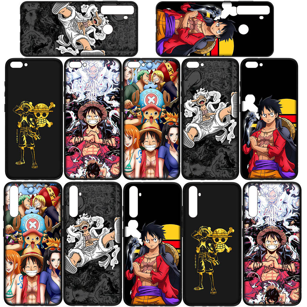 Cover for iPhone 16 15 Xiaomi Redmi Note 14 13 12 11 Pro Max X 8 9 16e Samsung Galaxy S25 S24 S23 Moto OPPO Huawei Luffy Gear 5 One Piece Phone Case