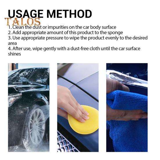 2/3 шт. Паста для ремонта царапин на автомобиле с губкой 100 мл Профессиональный набор для удаления царапин на транспортных средствах Полировочный воск для глубоких царапин