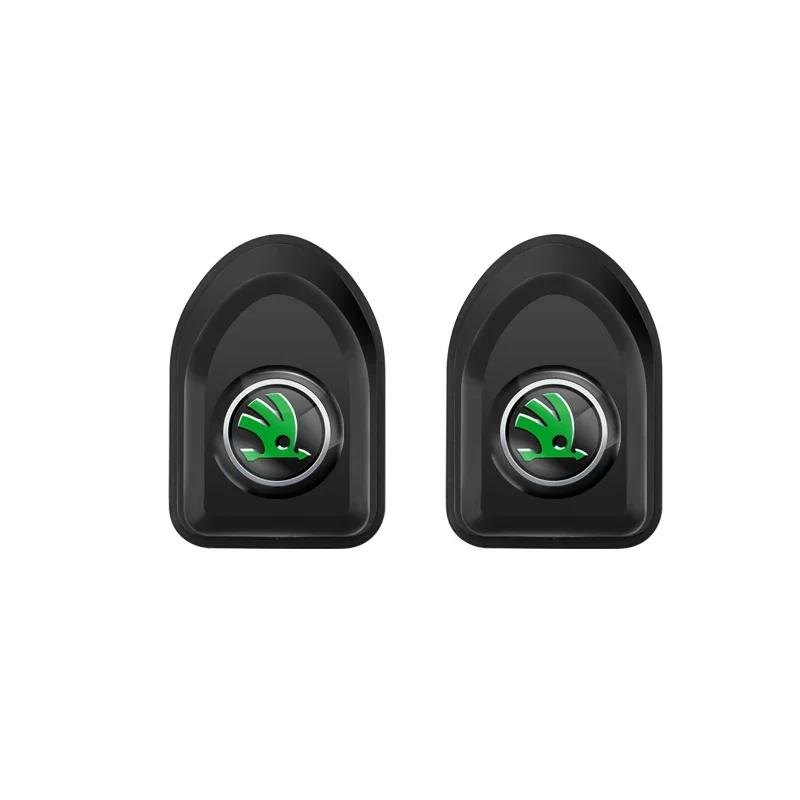 EMIW1 2/4Pcs Car Storage Hooks Holder Clips Interior For Skoda Octavia Kodiaq Enyaq iV Kamiq Scala Superb Fabia Rapid Karoq Vision RS