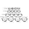 10pcs Silver Plated Back Brooch Pin Findings DIY Supply Safety Base Cameos