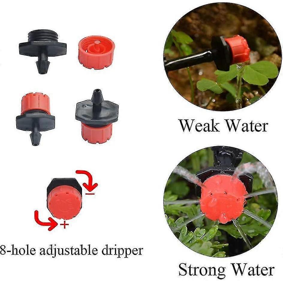 Irrigation System 25m, Irrigation Sets Micro Drip Irrigation Kit Automatic Sprinkler Drip Irrigation Garden Irrigation For Landscape, Flower Bed, Pati