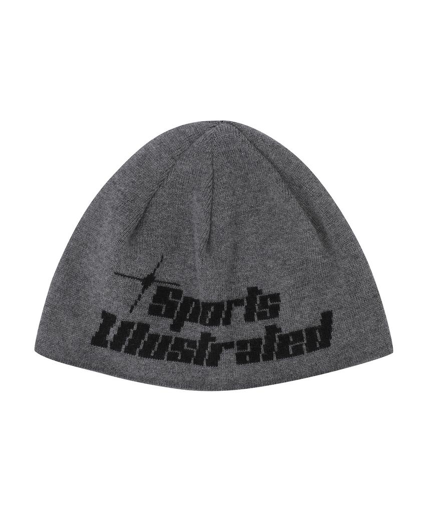 Шапка-бини из жаккардовой шерсти SPORTS ILLUSTRATED (серый)