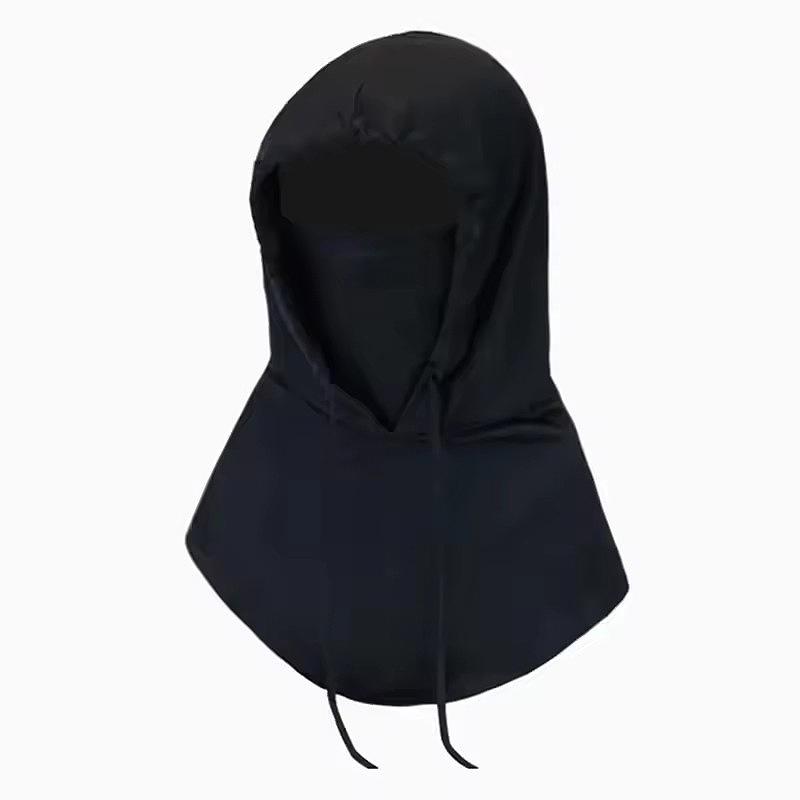 Women Summer Ice Silk UV Protection Face Cover Neck Guard Integrated Sun Hat Breathable Sunscreen Mask for Driving Cycling