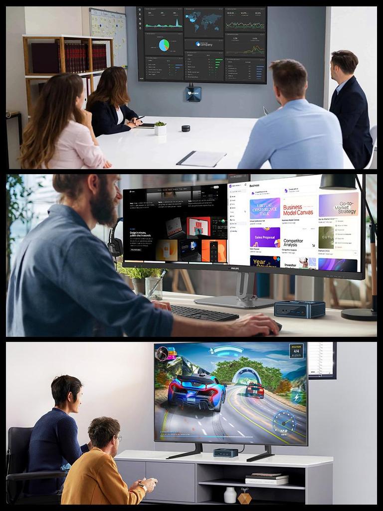 Мини-ПК BMAX B9 PLUS 24 ГБ ОЗУ + 512 ГБ SSD Процессор Intel Core i5-1250p Графика Intel Iris Xe Совместим с Windows 11