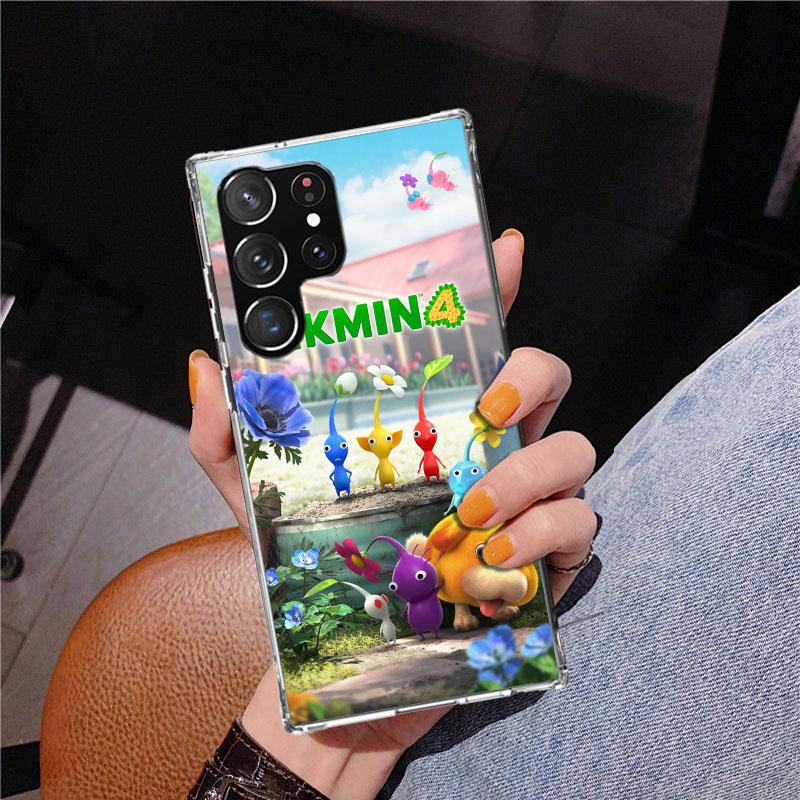 Game P-PikminS 4 Phone Case For Samsung Galaxy S24 S25 Edge S26 Ultra S23 S22 S21 Plus S20 FE + Personalized Print Cover Galaxy