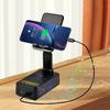 Подставка для мобильного телефона с Bluetooth-совместимым динамиком Портативная складная подставка для телефона Держатель для USB-накопителя Быстрозарядный держатель для телефона