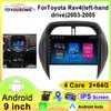 Android 12 для Toyota RAV4 2003-2005 Мультимедиа Автомобильный Carplay Android Auto Беспроводной 8-ядерный Радио Wi-Fi 4G GPS Автомобильный Стерео Авто