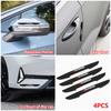 SLZPW1 New 4pcs Rubber Car Door Edge Protector Stickers Anti Collision Strips For VW Passat 4 Tiguan Golf CC Polo GTI Motion MTM Touran