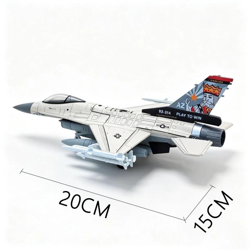 1/72 Military Series F-16 A/B Fighting Falcon Building Blocks Fighter Kit Glue Free DIY Assembled Bricks Jet Toys For Xmas Gifts