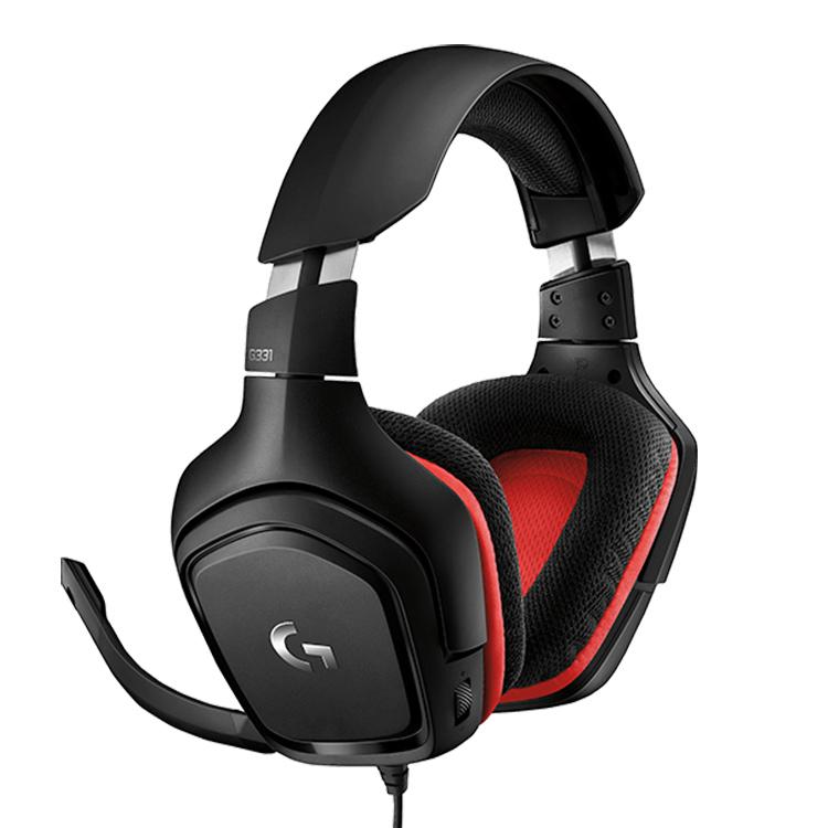 Logitech G331 Dolby 7.1 Surround Sound Стерео складная игровая гарнитура для соревнований с шумоподавлением