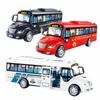 Bus Plastic Public Playset With Sound And Light Function Kids Model Simulation