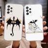 Чехол для телефона 'Дракон Четвертое Крыло' для Samsung Galaxy A,71,70,52,51,40,31,50,50S,30S,21S,12,10,Note20ultra Прозрачная крышка