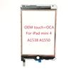 Оригинальный Медный Новый Сенсорный Экран Digitizer Из Стекла С Наклейкой-Рамкой OCA Для iPad mini 4 A1538 A1550 2015 Ремонт LCD