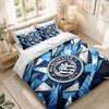Bedding Set 1 Duvet Cover 2 Pillowcases Manchester City Print Bedroom Home Decoration