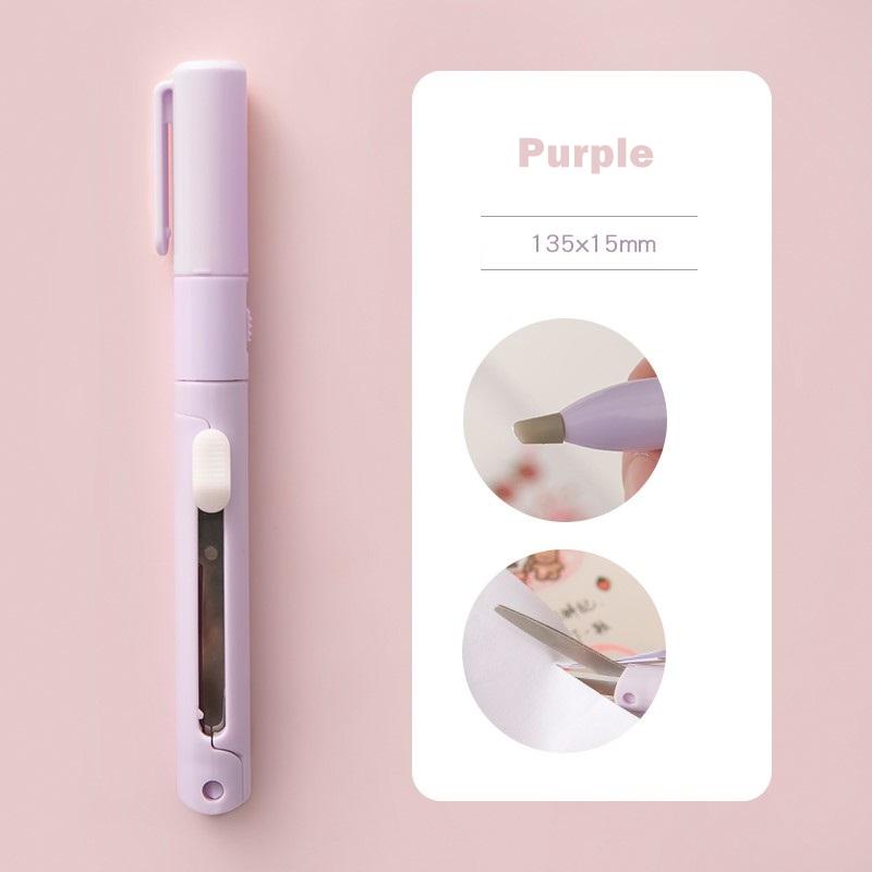 Мини Цветные Складные Ножницы Резак для Ручек Портативный Размер Безопасный Керамический Резак для Ручек Нож для Бумажных Работ Дневника Школы A7021