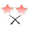 For Women & Men Pentagram Eyewear Party Glasses Sun Glasses Star Shape Rimless Sunglasses