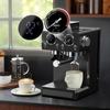 HIBREW H20 Espresso Coffee Machine 1350W 20Bar with Built-in Grinder Milk Frother, 20-Level Grind Adjustment,1.8L Water Tank