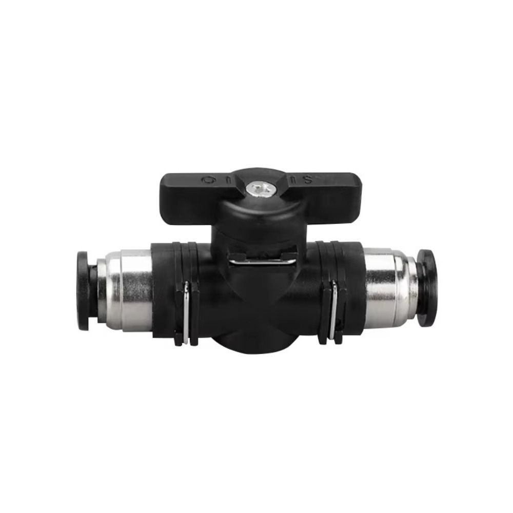 Ручной пневматический клапан Черный фитинг BUC Ручной переключатель Быстроразъемный соединитель