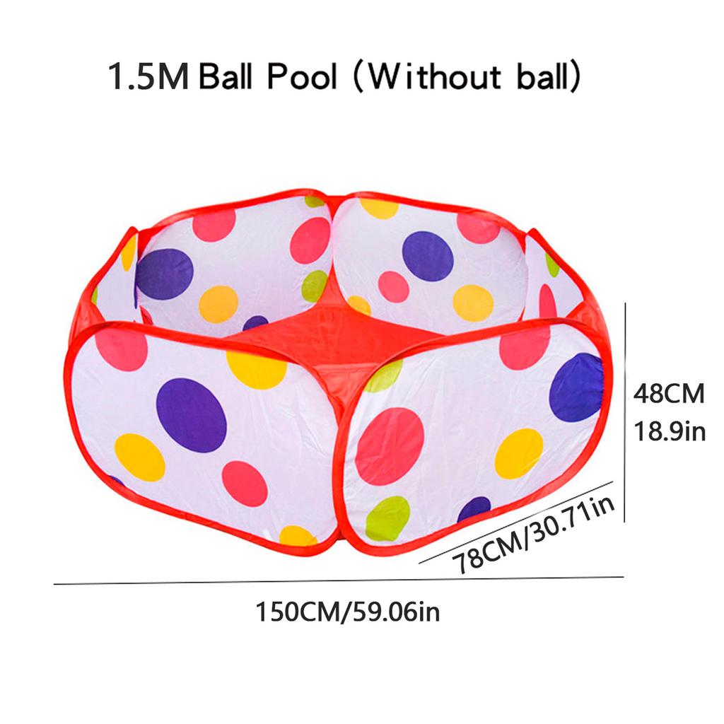 Indoor Ocean Ball Pool Children'S Bobo Pool Baby Fence Home Tent Baby Foldable Indoor Slide Shooting Ball Pool Toy