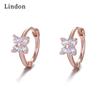 Lindon Women's Zircon Copper Alloy Earrings - Wedding Party Gift Pendant Earrings