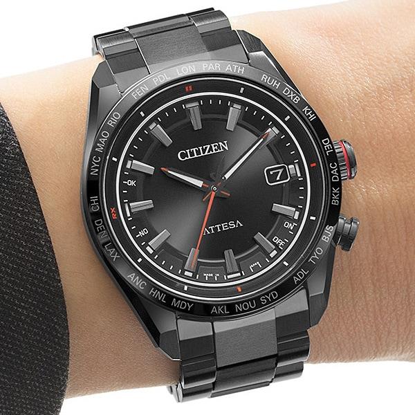 Citizen CB0286-61E ( Watch ATTESA Solar-powered Eco-Drive Radio-controlled ACT Line Black Titanium Series)