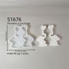 Elephant Balloon Silicone Candle Molds for Candle Soap Epoxy Resin Elephant Shape Silicone Molds for Gypsum Decoration