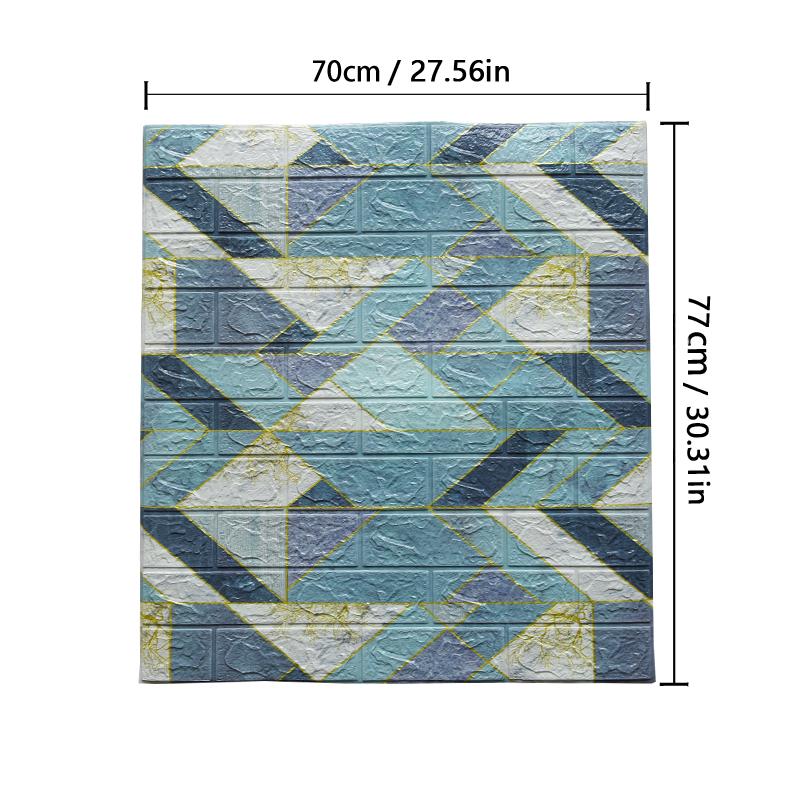 5/10 70*77 3d трехмерные наклейки на стену из пенопласта с рисунком кирпича, декоративные наклейки, ретро трендовые фоновые обои