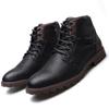 Fashion Handmade Men Boots Autumn Winter Male Booties Outdoor Vintage Brown Boots Ankle Work Boots Beef Tendon Bottom Zapatillas Male