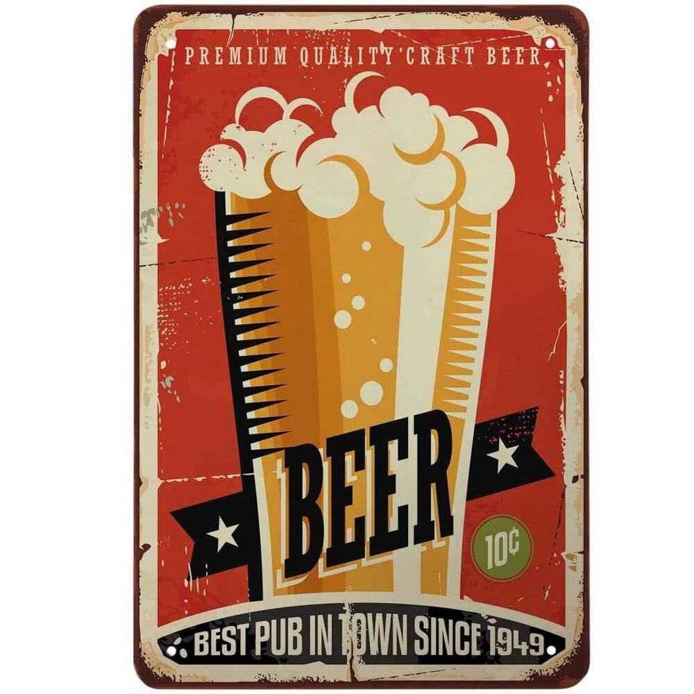 Винтажная чашка для пива Miller High Life, металлическая жестяная вывеска, плакаты, тарелка, Настенный декор для дома, бара, гаража, кафе, клуба, ретро постеры, доска