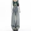 Y2k Baggy Jeans Women High Waist Blue Denim Pants Streetwear 2000s Long Trousers 90s Vintage Oversize Korean Fashion