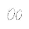 New Chinese Bamboo Couple Ring Women's Simple Niche Design, High-end New Open Pair Ring Gift for Girlfriend