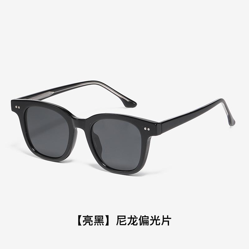 Luxury and high-end sunglasses for both men and women, nylon polarized sun glasses, UV protection, face-slimming glasses, new