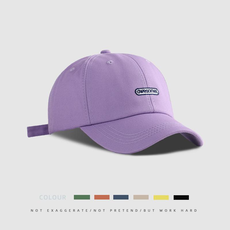 Baseball cap for women's spring and summer new leisure student visor for men with a small peaked cap